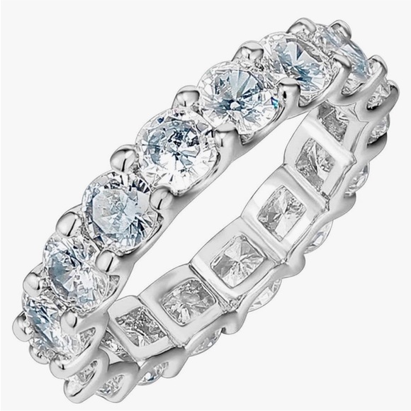 Cubic Zirconia Love Ring by Pavoi New - Picture 1 of 3